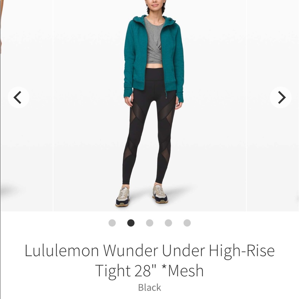 Lululemon mesh legging size 2